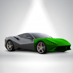 RUSH PAINT PROTECTION FILM  full hood 6 meter