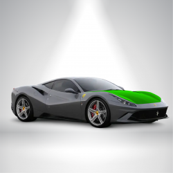 RUSH PAINT PROTECTION FILM for quarter hood 3 meter